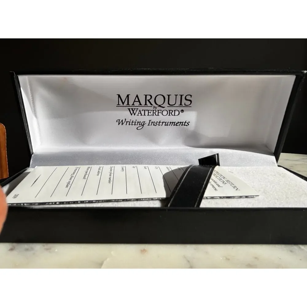 EMPTY BOX Marquis by Waterford Writing Instruments Original Case Case Paperwork